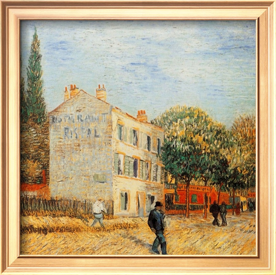Le Restaurant Rispal A Asniere By Vincent Van Gogh